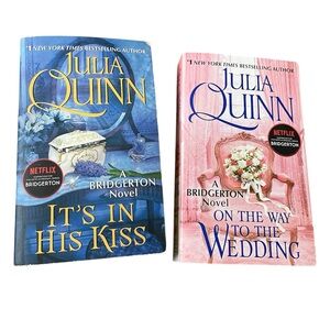 Bridgerton Novels Set - Blue and Pink